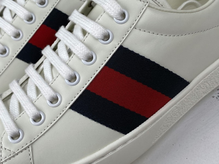 GUCC Ace Leather Sneaker 386750 02JR0 9072