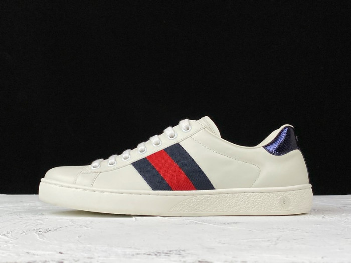 GUCC Ace Leather Sneaker 386750 02JR0 9072